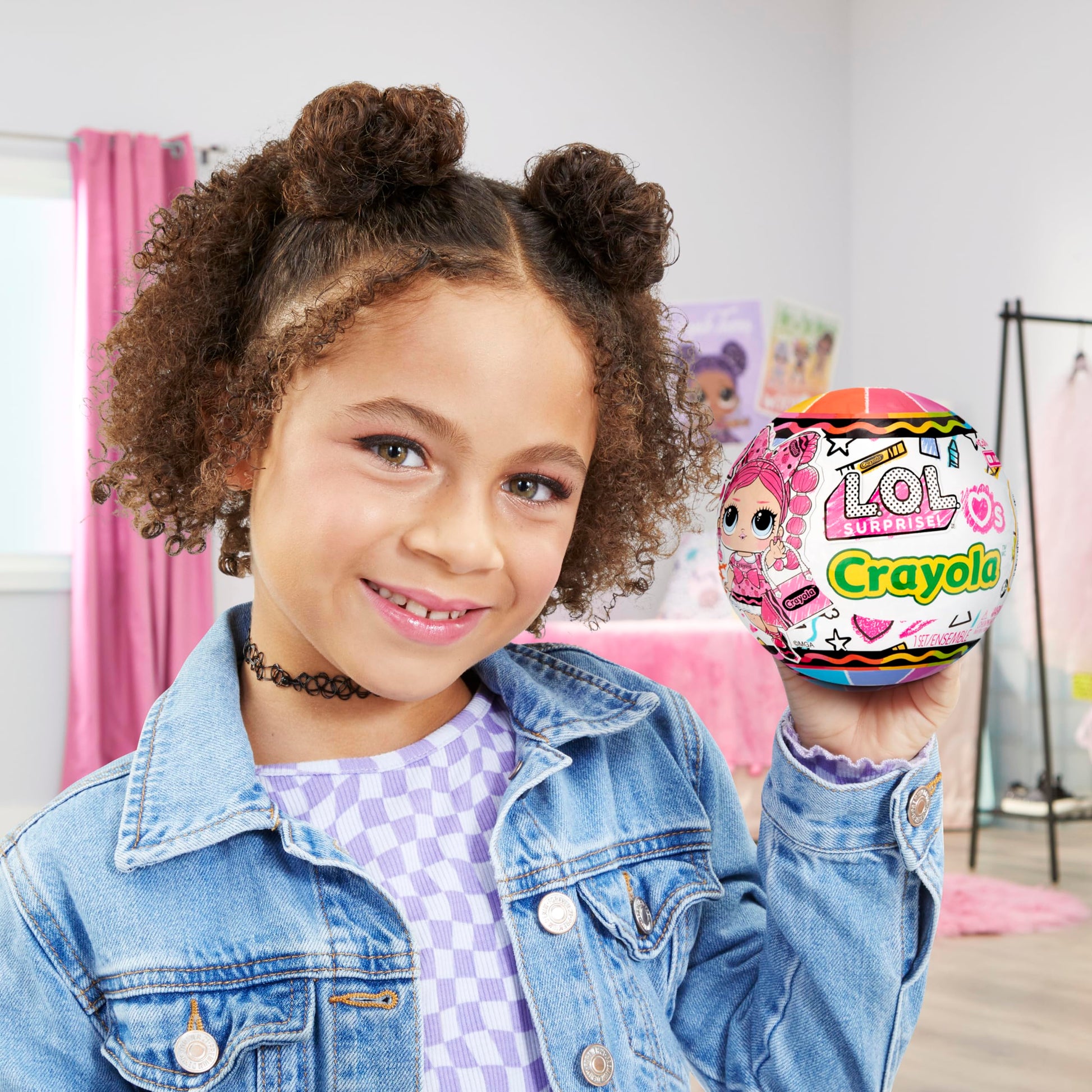LOL Surprise Loves Crayola Tots - Collectible Doll, 7 Surprises, Crayon Color Theme, Limited Edition Small Doll, Great Toy Gift for Girls Ages 3+