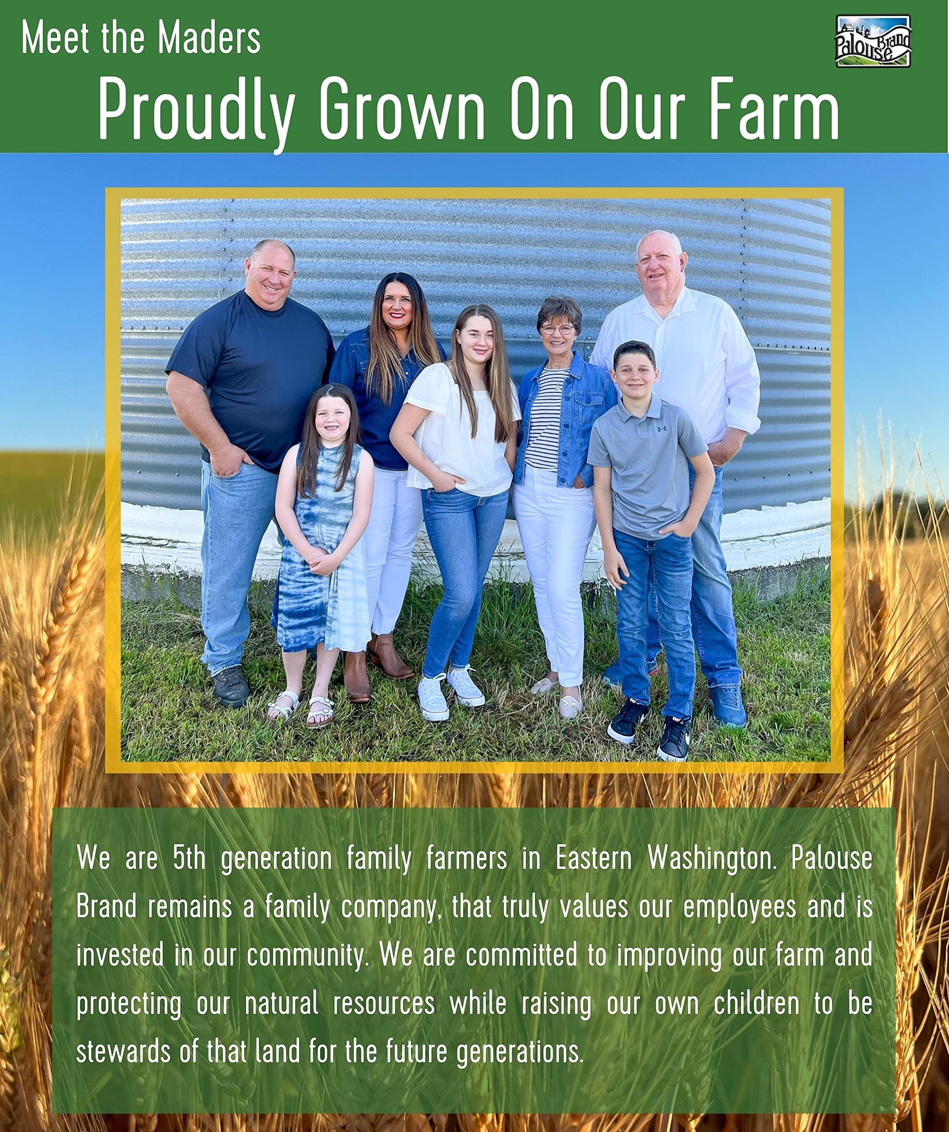 Certified Glyphosate Residue Free Hard Red Winter Wheat Berries | 5 LBS | Family Farmed in Washington State | Non-GMO Project Verified | 100% Non-Irradiated | Certified Kosher Parve | Field Traced | Burlap Bag